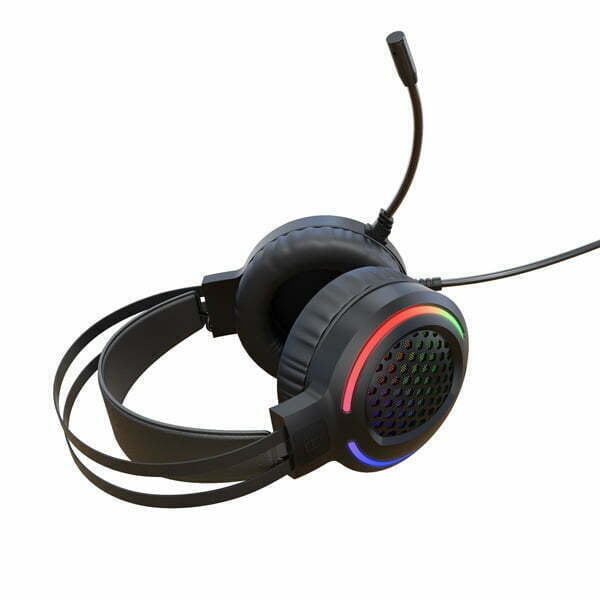 Marvo Zestaw mysz + słuchawki MH01BK, 6400DPI, optyczna, 6kl., przewodowa USB, czarna, podświetlona-6