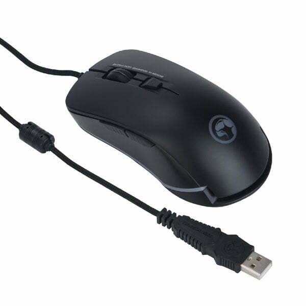 Marvo Mysz M508, 3200DPI, optyczna, 6kl., przewodowa USB, czarna, do gry, podświetlona-4