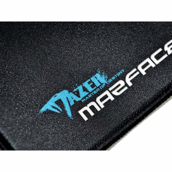 Podkładka pod mysz, Mazer Marface M, do gry, czarno-niebieski, 36.5x26.5cm, E-Blue-7