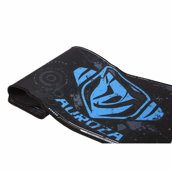 Podkładka pod mysz, Auroza XL, do gry, czarno-niebieski, 80x30 cm, 3 mm, E-Blue-4