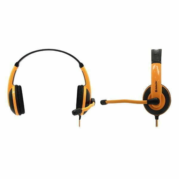 Defender Warhead G-120, Gaming Headset, słuchawki z mikrofonem, regulacja głośności, czarno-pomarańczowy, 2x 3.5 mm jack-5