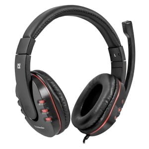 Defender Warhead G-160, Gaming Headset, słuchawki z mikrofonem, regulacja głośności, czarna, 2x 3.5 mm jack-1
