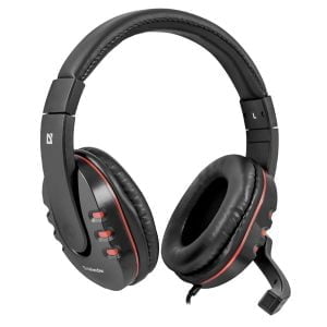 Defender Warhead G-160, Gaming Headset, słuchawki z mikrofonem, regulacja głośności, czarna, 2x 3.5 mm jack-2