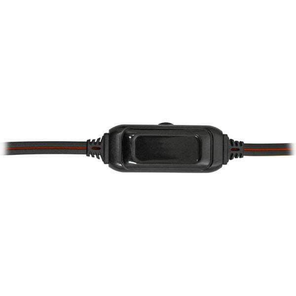 Defender Warhead G-185, Gaming Headset, słuchawki z mikrofonem, regulacja głośności, czarno-czerwona, 2x 3.5 mm jack-4