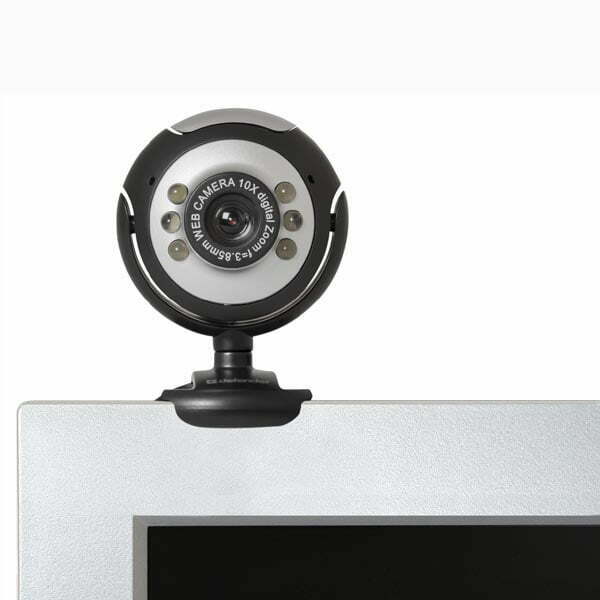 Defender Web kamera C-110, 0.3 Mpix, USB 2.0, czarno-szara, na notebook/LCD-4