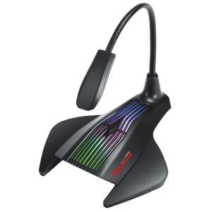 Marvo, do gry mikrofon, MIC-01, bez regulacji głośności, czarny, Podświetlany RGB-1
