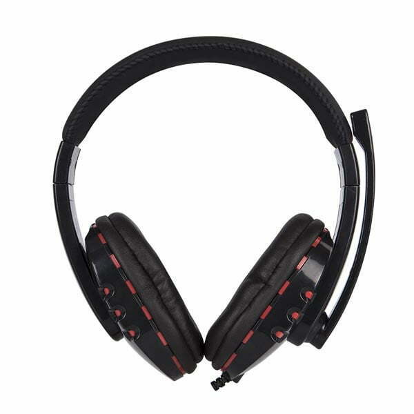 Marvo H8311, słuchawki z mikrofonem, regulacja głośności, czarna, do gry, 2x 3.5 mm jack-2