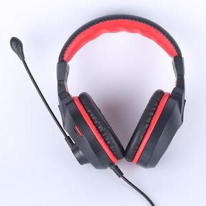 Marvo H8321S, słuchawki z mikrofonem, regulacja głośności, czarna, 2 x 3.5 mm Jack-2