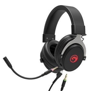 Marvo HG9052, słuchawki z mikrofonem, regulacja głośności, czarna, 7.1 (wirtualne), podświetlane na czerwono, 7.1 (virtual) typ US-1