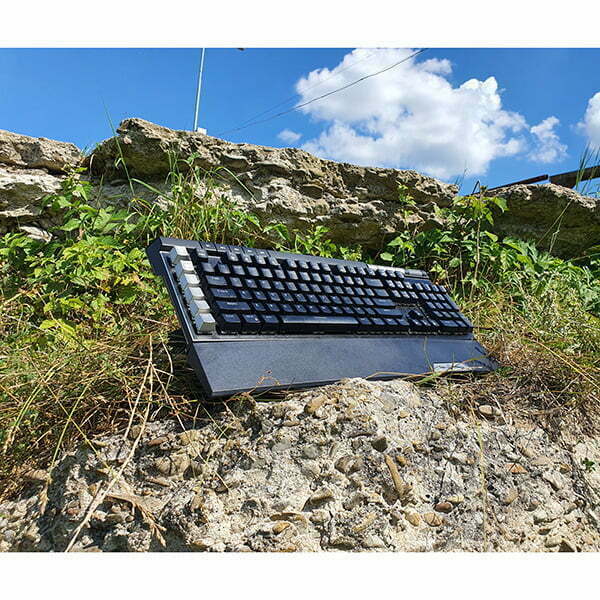 Marvo KG965G, klawiatura US, do gry, niebieskie przełączniki rodzaj przewodowa (USB), czarna, mechaniczna, podświetlenie RGB-5
