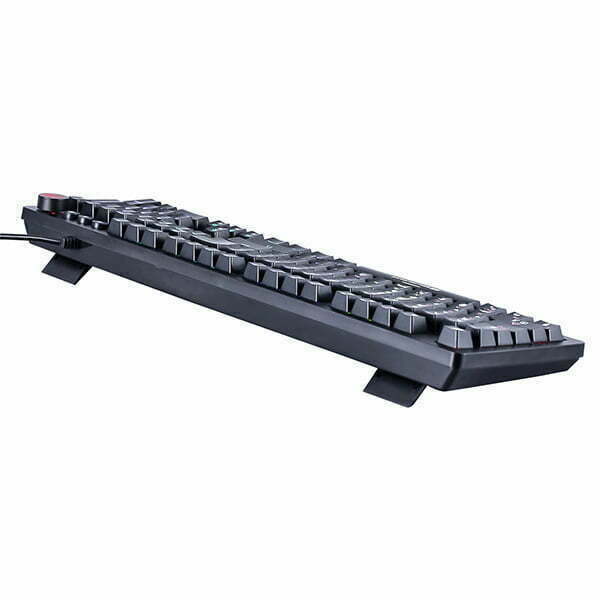 Marvo KG917, klawiatura US, do gry, podświetlona rodzaj przewodowa (USB), czarna, mechaniczna, klawisze PUBG-4