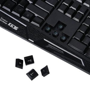 Marvo K636, klawiatura US, do gry, podświetlona rodzaj przewodowa (USB), czarna-2