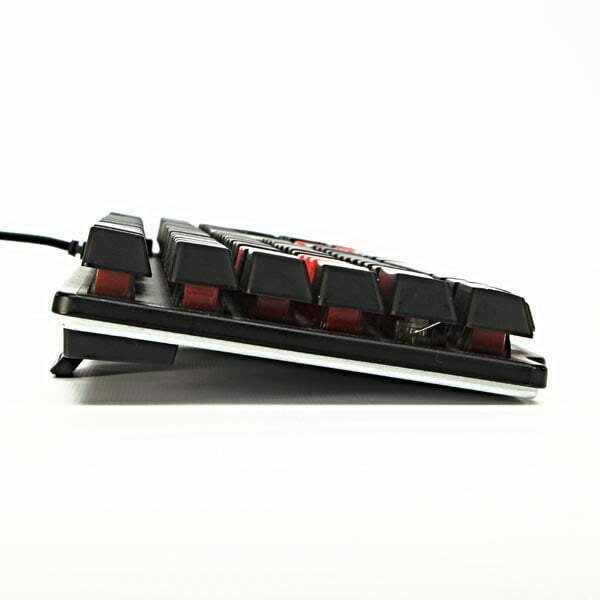RED FIGHTER K1, klawiatura US, do gry, podświetlona rodzaj przewodowa (USB), czarna, 3 kolory podświetlania-12