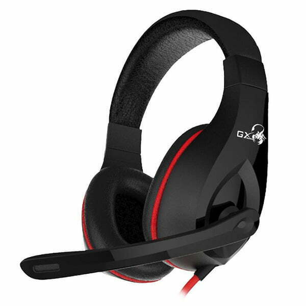 Genius HS-G560 GX LYCHAS, Gaming Headset, słuchawki z mikrofonem, regulacja głośności, czarno/czerwony, 3.5 mm jack-1