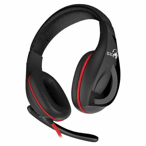 Genius HS-G560 GX LYCHAS, Gaming Headset, słuchawki z mikrofonem, regulacja głośności, czarno/czerwony, 3.5 mm jack-2